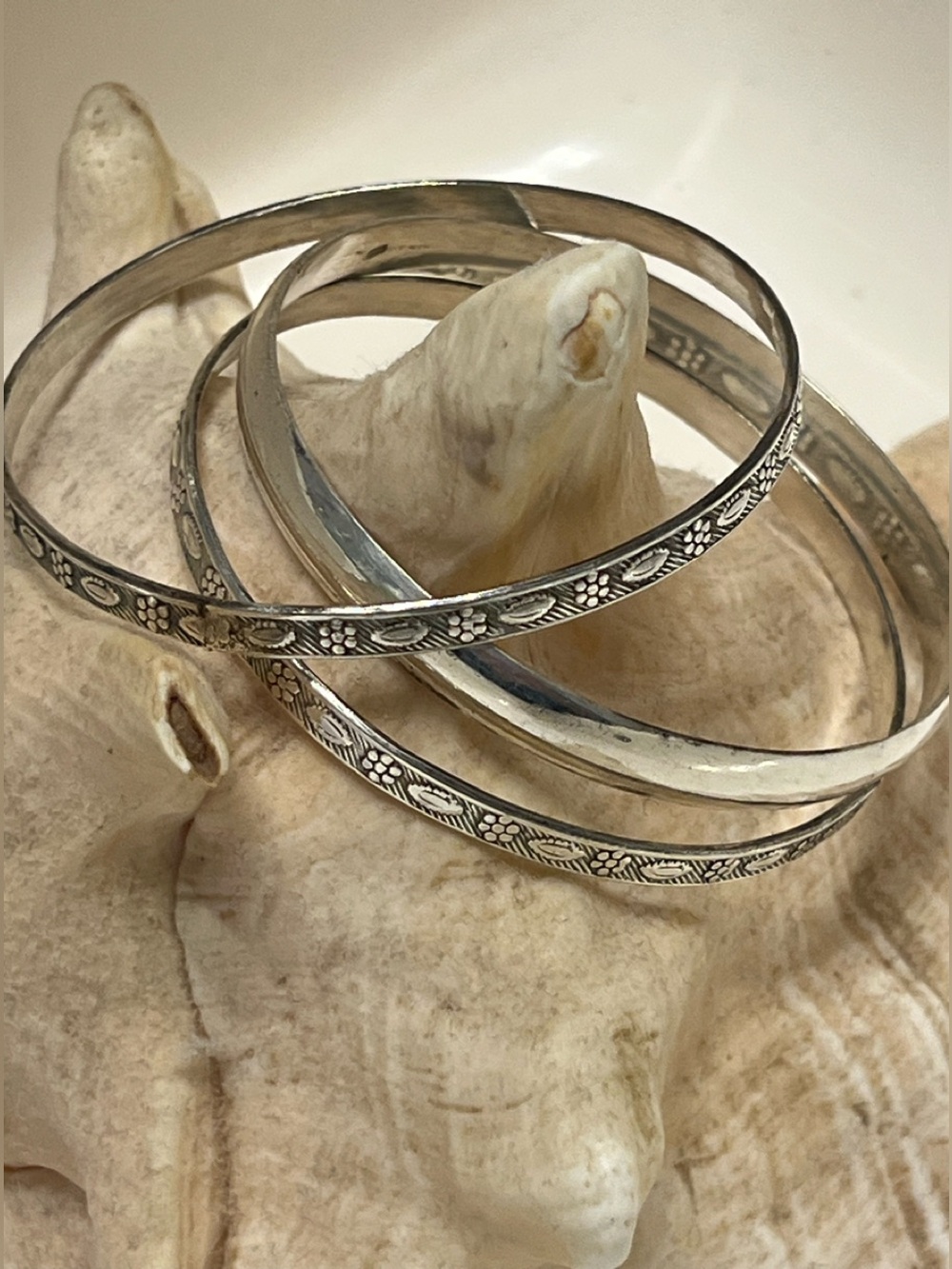 Sterling silver bangle set NWT